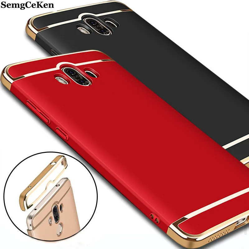 SemgCeKen Luxury Hard Case For Huawei Mate 9 10 pro lite mate9 Mate10 Original Gold Red Matte Ultra Thin Mobile Phone Back Cover |