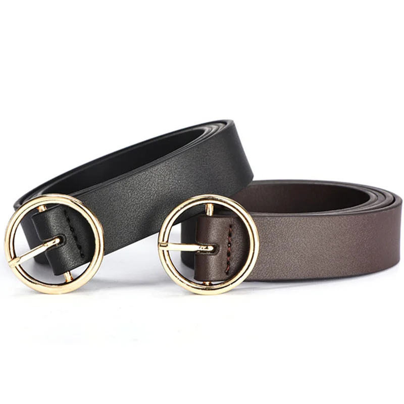 

Cody Steel Fashion Belts For Woman Simple Pin Buckle Belt Ladies Metal Casual Cow Split Leather Brand Belt Luxury Female