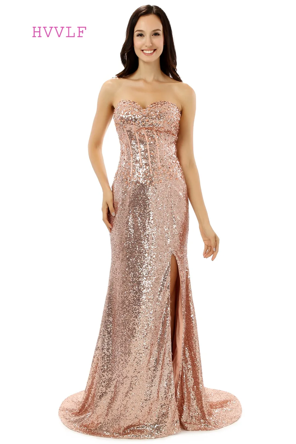 Sexy Sequins Sweetheart Mermaid Prom Dress 2016