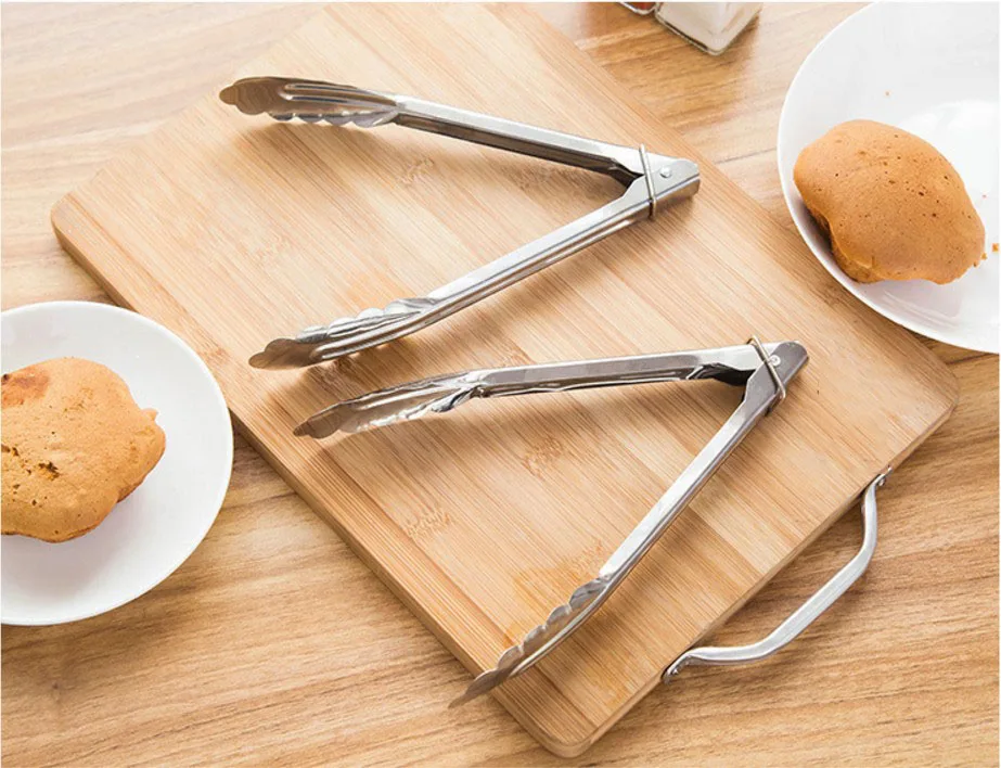 Stainless Steel BBQ Barbecue Accessories Bread Food Clip Kitchen Cooking Tools Charbon De Bois Grill Outdoor Camping Picnic (9)
