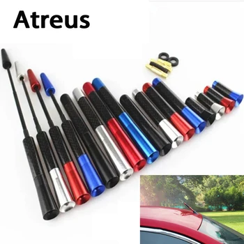 

Atreus 4Size Carbon Fiber Car AM FM Radio Antenna Stickers For Mitsubishi ASX Suzuki Subaru Acura Jeep Renegade Fiat 500 Hyundai