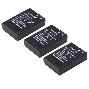 

3Pcs EN-EL14 Digital Batteries ENEL14 EN EL14 Camera Battery Pack For Nikon D5200 D3100 D3200 D5100 P7000 P7100 MH-24 Bateria
