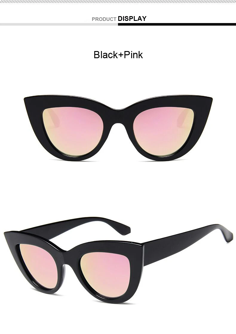 Модные милые сексуальные ретро солнцезащитные очки кошачий глаз женские винтажные брендовые дизайнерские Овальные Солнцезащитные очки кошачий глаз для женщин UV400