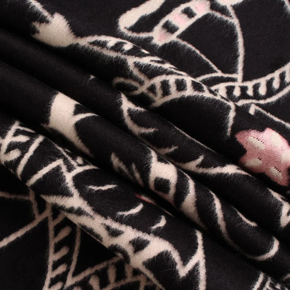 Новая мода для женщин слон Кашемир пашмины scarve Леди Зима Толстая теплая шерсть одеяло шарф бренд высокого качества шаль обёрточная бумага