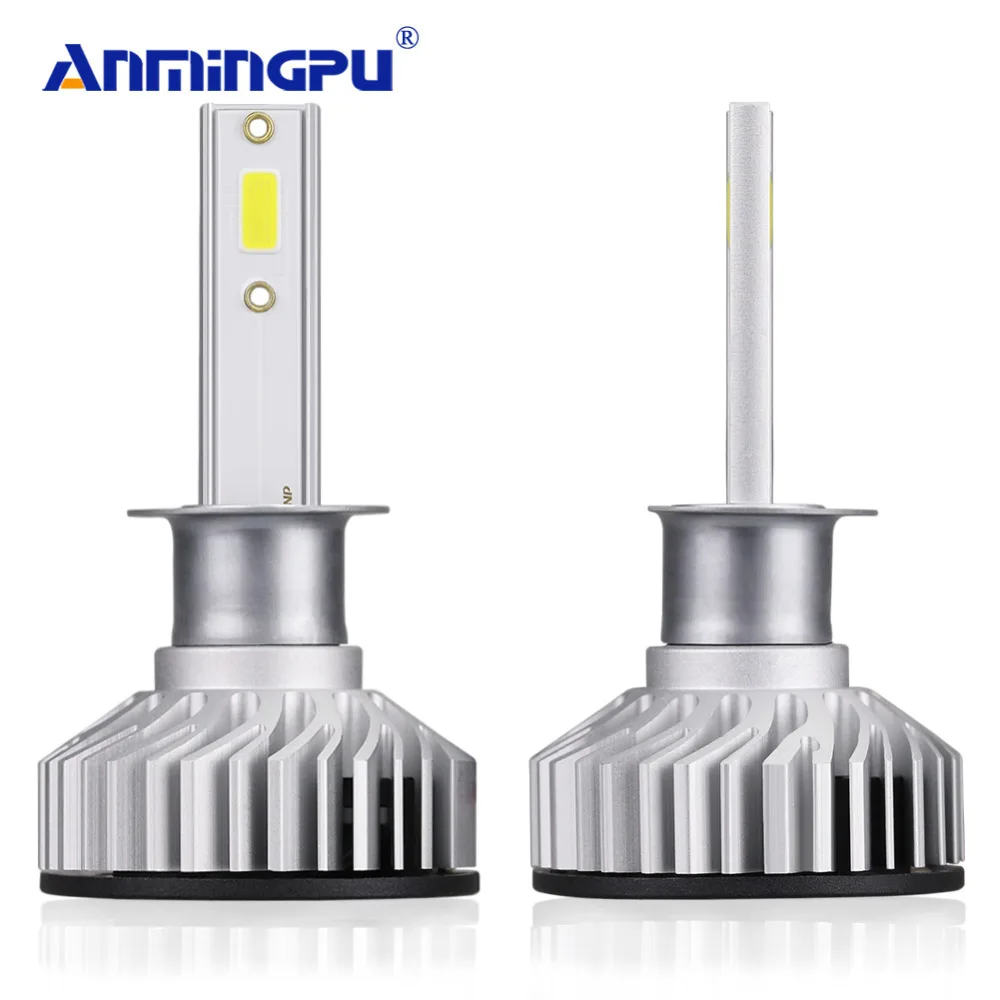 

ANMINGPU 2pcs Mini 12000LM/Pair H4 Led Headlight Bulbs Led H1 6000k H3 H7 Led Bulb H11 HB3/9005 HB4/9006 Auto Fog Lights 12V/24V