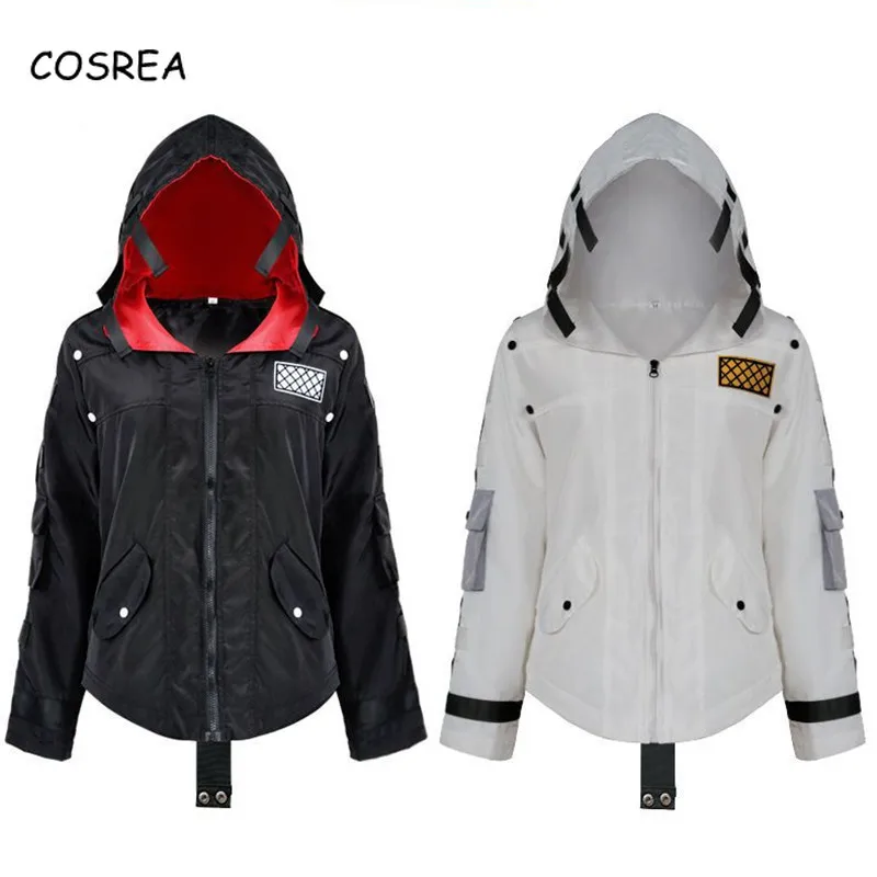

Player Unknow's Battlegrounds PUBG Hoodies Jackets Coats Cosplay Costumes Black White Men Autumn Winter Zipper Clothing Neckwear