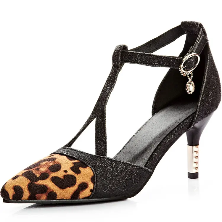 cat heel sandals