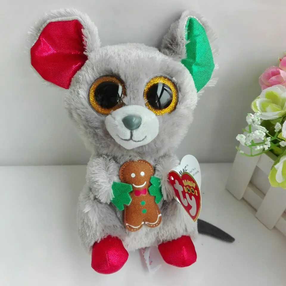 

MAC MOUSE TY 1PC 15CM 6" BIG EYE Plush Toys Stuffed animals KIDS TOYS GIFT CHILDREN GIFT Decor