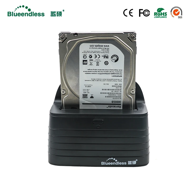 Blueendless 3," SATA HDD док-станция USB 3,0 внешний hdd корпус 2,5'' AC зарядное устройство ssd док-станция sata к USB 3,0 чехол