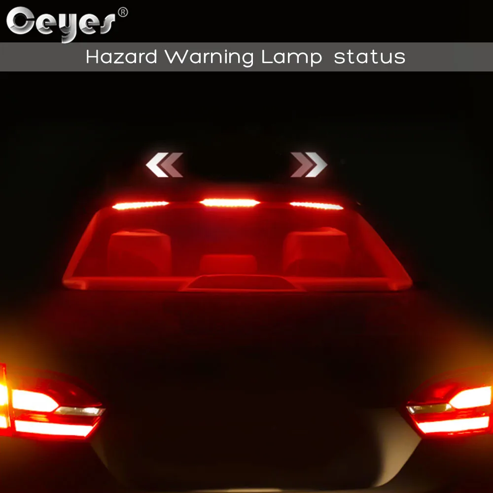 Ceyes 1000 мм автомобильные тормозные стоп-сигналы с высоким креплением аксессуары для автомобиля Стайлинг Высокая дополнительная Тормозная лампа Предупреждение ющий сигнал поворота светодиодный
