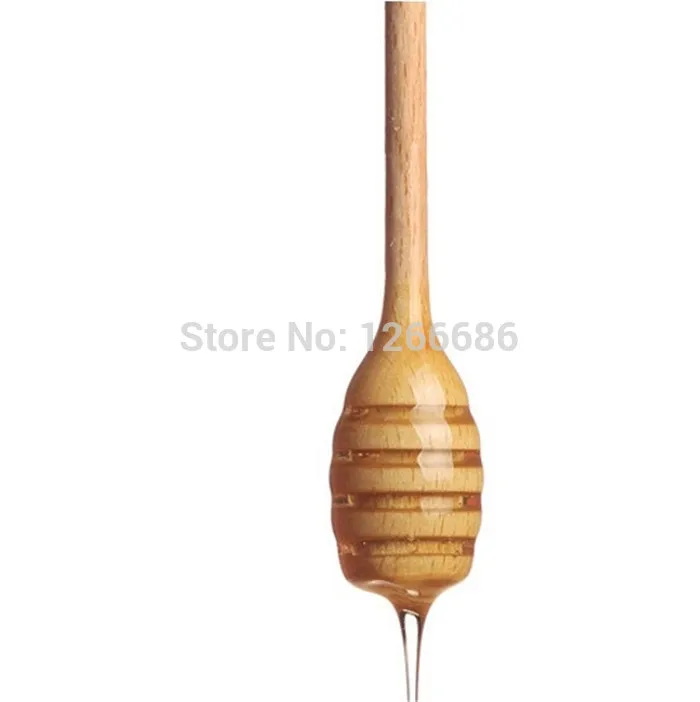 1000 шт./лот длинные Мешалка Для Мёд Портативный палочка для перемешивания, деревянная палочка медовая палочка