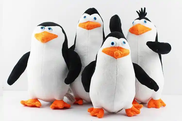 penguins of madagascar plush