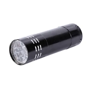 

Mini 9 led Flashlight White Led Lamp Portable Small Pocket Flashlight Torch Penlight for Hiking Camping