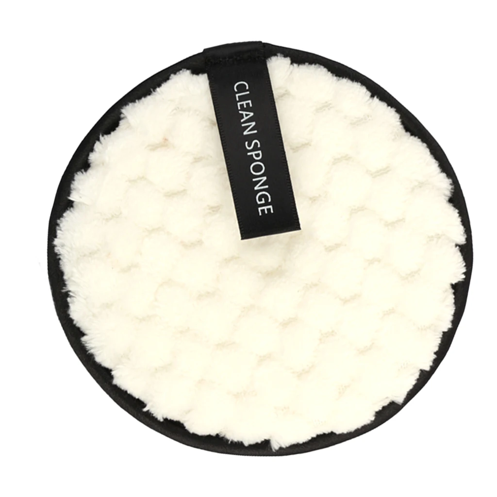 Face makeup puff Skin Care Facial Clean Wash Puff Face Sponge Cleansing Pads with Hang String Soft Material Face Puff