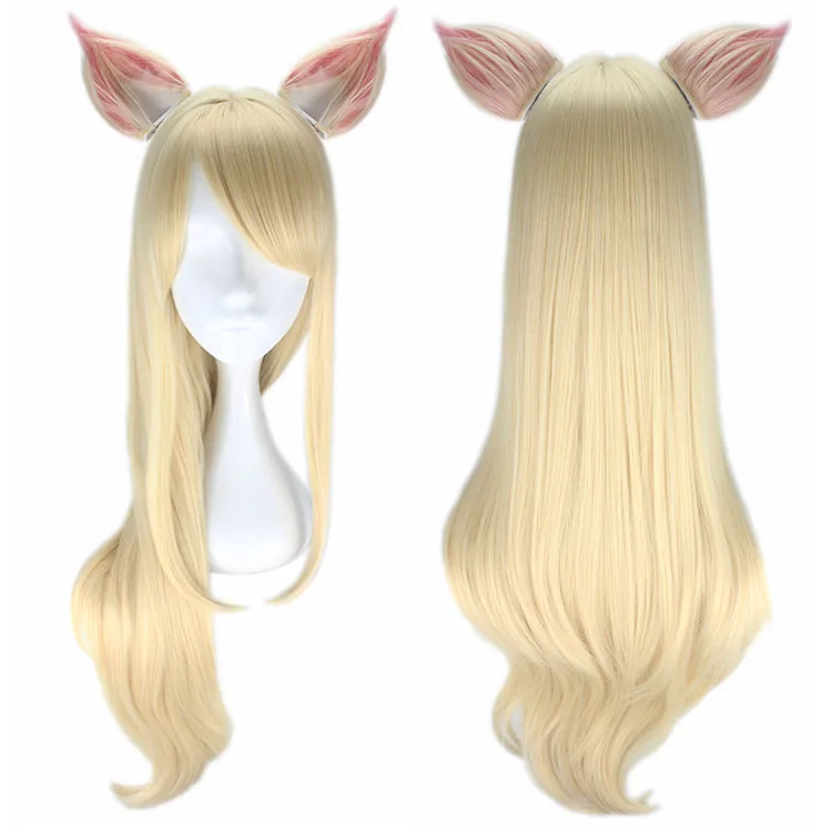 

KDA K/DA Headwear Ahri Evelynn Akali Hair Cosplay Wig