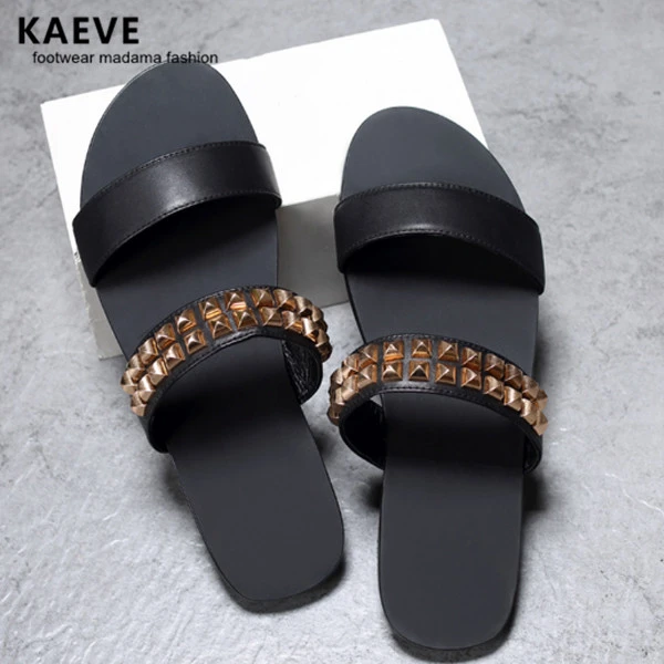 mens studded sandals