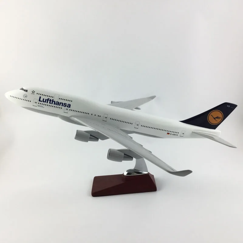 45 47 см LUFTHANSA AIRLINES B747 1:150 металлическая модель самолета из сплава Коллекционная