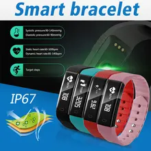 

2018 New 0.87inch Smart Bracelet Multifunction Waterproof Smart Wristband Pedometer Oxygen Sport Message Hints Support APP