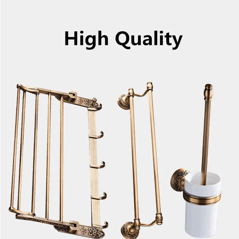 Antique bronze Bathroom accessories set Toilet Paper Holder Towel Rack Tissue Holder Roll Paper Holder