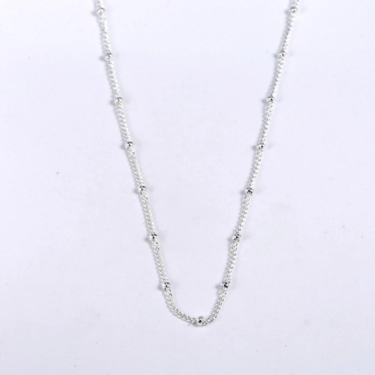 

2019 Spring 925 Sterling Silver Chandelier Droplets Pan Necklace Clear CZ Fit Original Women Bead Charm DIY Jewelry -
