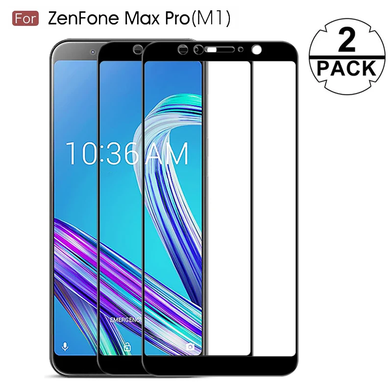 2 пакет Премиум защитное Стекло Экран защиты ASUS Zenfone Max Pro M1 ZB602KL стекло на асус