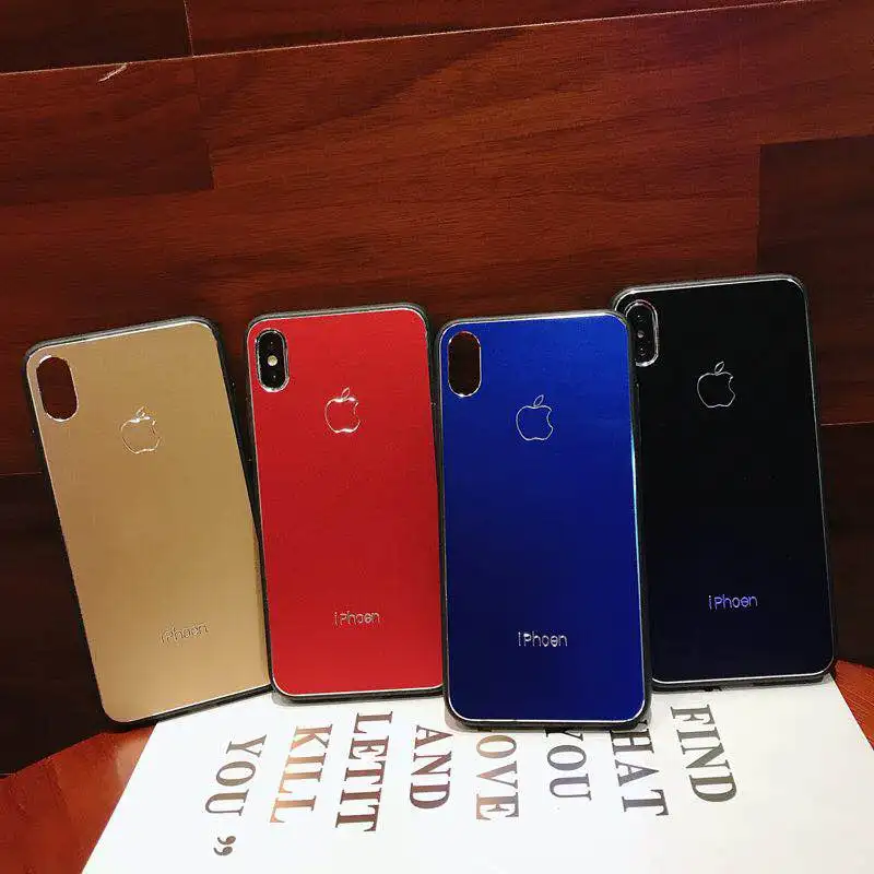 

Luxury and stylish Titanium alloy smartphone protection case For iphone Xs Max Xr 10 X Cover For iphone 6 6S Plus 7 8 Plus Cases