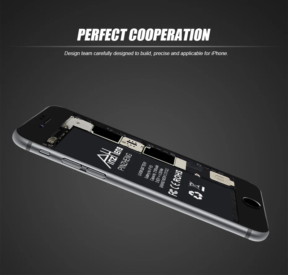 2018 NEW PINGZHENG Original Mobile Phone Battery For iPhone 6 Battery Real 2100mAh High Capacity Replacement Phone Batteries (7)