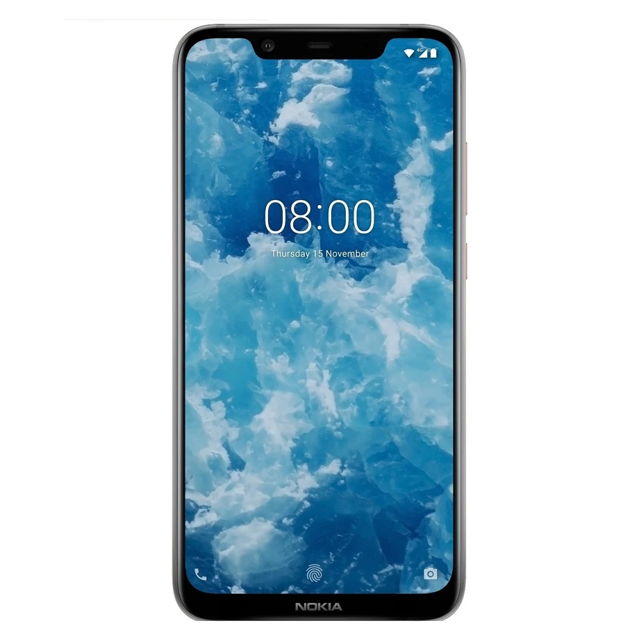 Nokia 8 1 оригинал Android мобильный телефон четыре ядра 4G LTE 6 18 '' 4 Гб ram 64 ГБ rom две sim