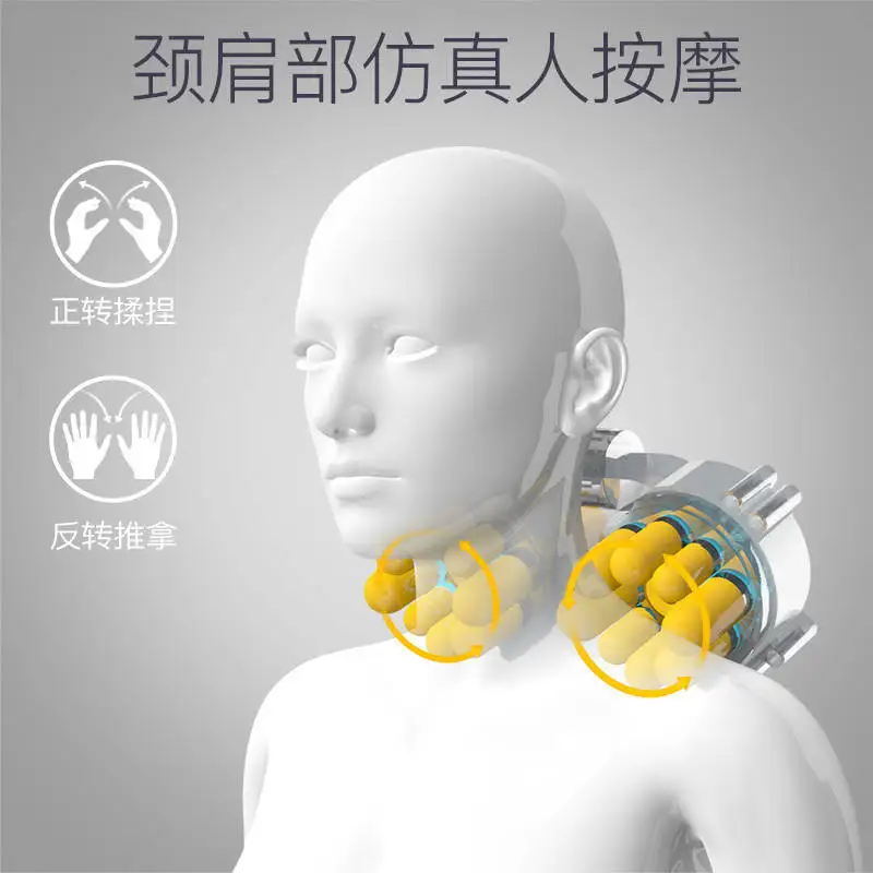 Infrared Heating Neck Shoulder Back Body Multifunctional Massage Pillow Shiatsu Massager Device Cervical Healthy Massageador