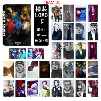 

BIGBANG Team TOP GD Style 30 Pieces Of Each Homemade LOMO Box CARDS Small C
