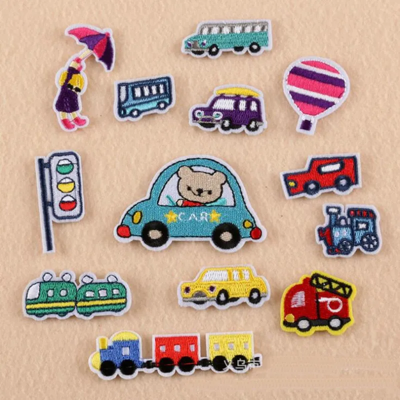 Many Small Car Repair Patch Embroidered Iron On Patches For Clothing Close Shoes Bags Badges Embroidery DIY | Дом и сад