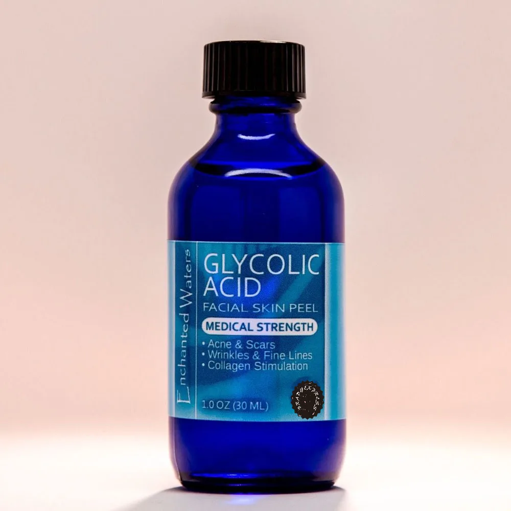 Free Shipping 10 GLYCOLIC ACID Chemical Peel Kit Medical Grade 100