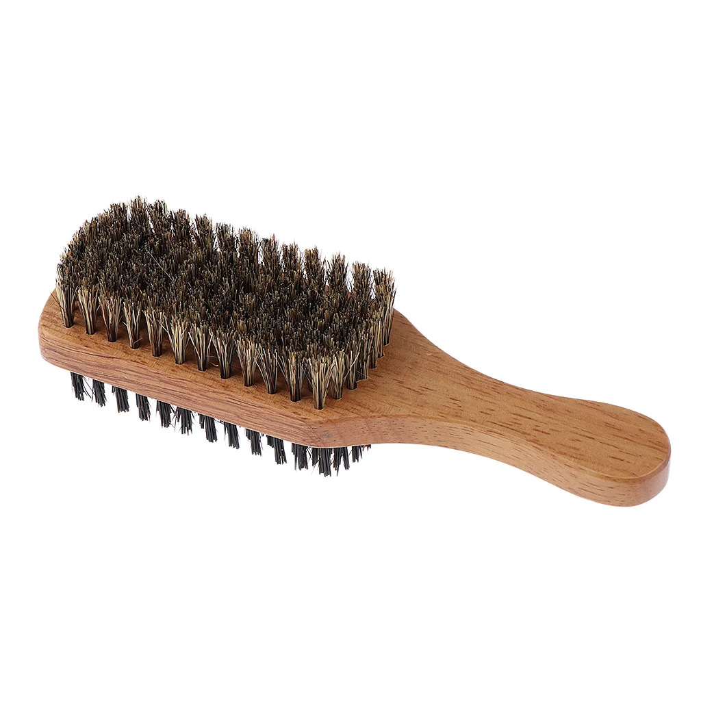 MagiDeal 2Pcs 2 Sizes Portable Travel Dual Side Club Brushes for Hair or Beard Detangling Straightening Combing Styling