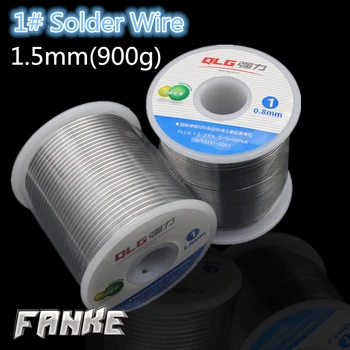 

900g/1pcs 1# 1.5mm Solder wire Melt Rosin Core Soldering Welding 50% Tin 50% Lead