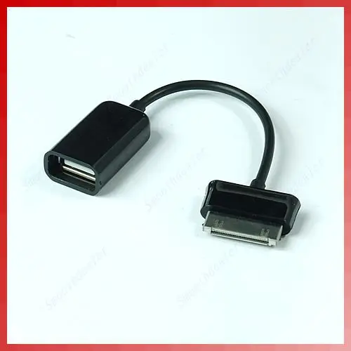 Черный USB OTG кабель адаптер для samsung Galaxy Tab Tablet 10,1 P7510