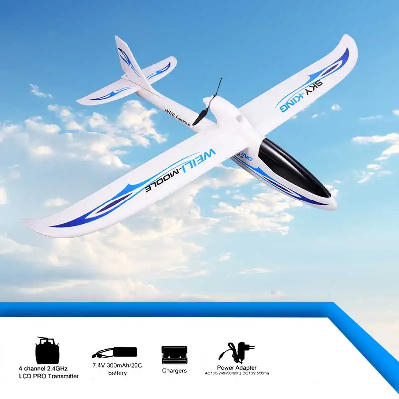 WLtoys F959 Sky-king 2,4G 3CH размах крыльев RC радиоуправляемый самолет с дистанционным управлением летательный аппарат с фиксированным крылом самолет наружные игрушки Дрон