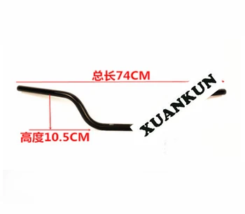 

XUANKUN Motorcycle Fittings Handlebar Titanium Golden Black 22MM