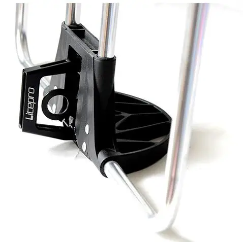 Flash Deal Ultralight Alloy Front Carrier Block for Brompton Bike Front Bag Basket 2