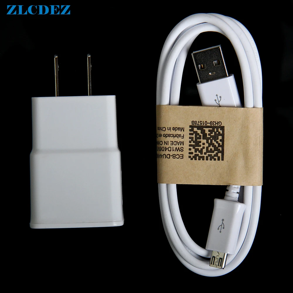 Оптовая продажа адаптер для настенного зарядного устройства 2A EU US Plug + 1M Кабель
