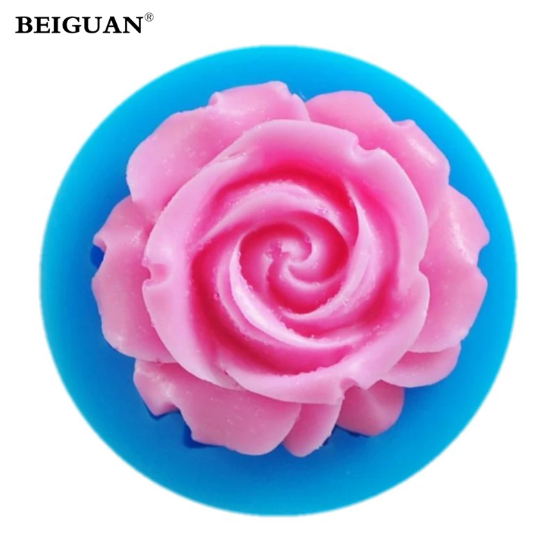 

Rose Flower Silicone Mold for Fondant Cake Decorating Chocolate Cookie Soap Fimo Polymer Clay Resin