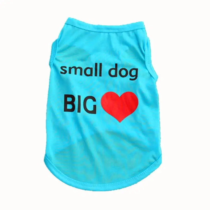 2016 small cheap dog clothes dogs pets clothing summer animals cats clothing pet shop dog Vests