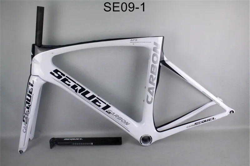 Excellent Cadre carbone route 2019carbon road frame SEQUEL bike frame quadro de bicicleta 46/49/52/54/56/58cm PF30 Bottom Bracket frameset 27