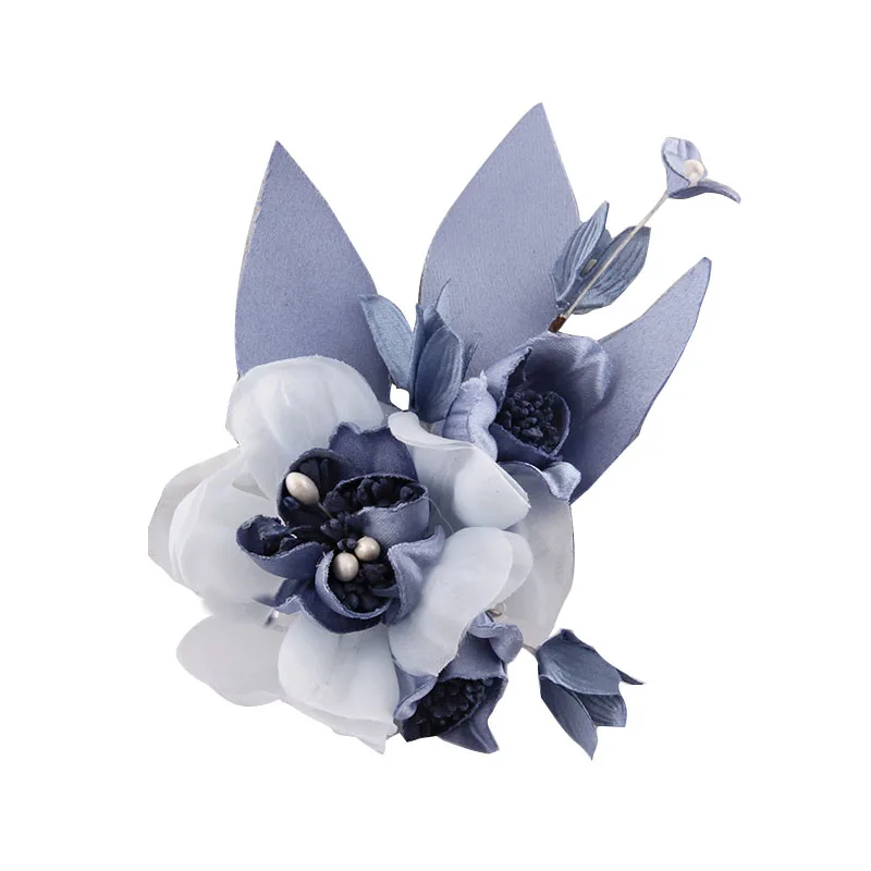 

Chian Yu Flower Brooch High Quality Handmade Fabric Brooch pin for Women Coat or Dress Pretty Hair Accessories Party Decoration