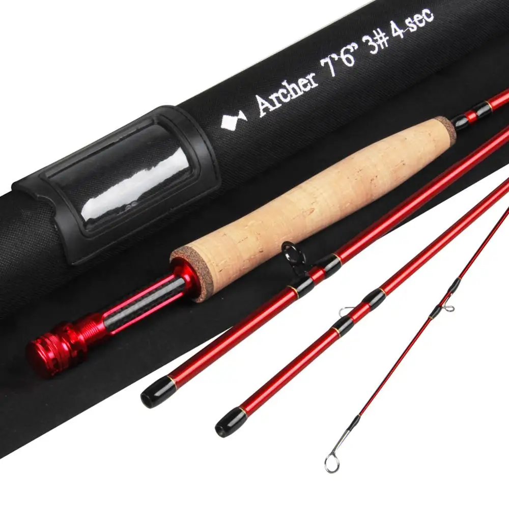 Angler Dream новая летучая Удочка 3/4/5/8WT 9FT быстрое действие Корея углеродное волокно удочка - Цвет: Белый