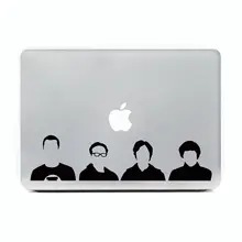 Pegatinas de vinilo de la serie de TV de Big Bang Theory, pegatinas de dibujos animados para MacBook, portátil o ventana del coche, decoración