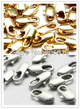 

12*5MM 100Pcs (Free Nickel) Zinc Alloy Fish Head Clasps Hooks Jewelry Accessories Findings & Components
