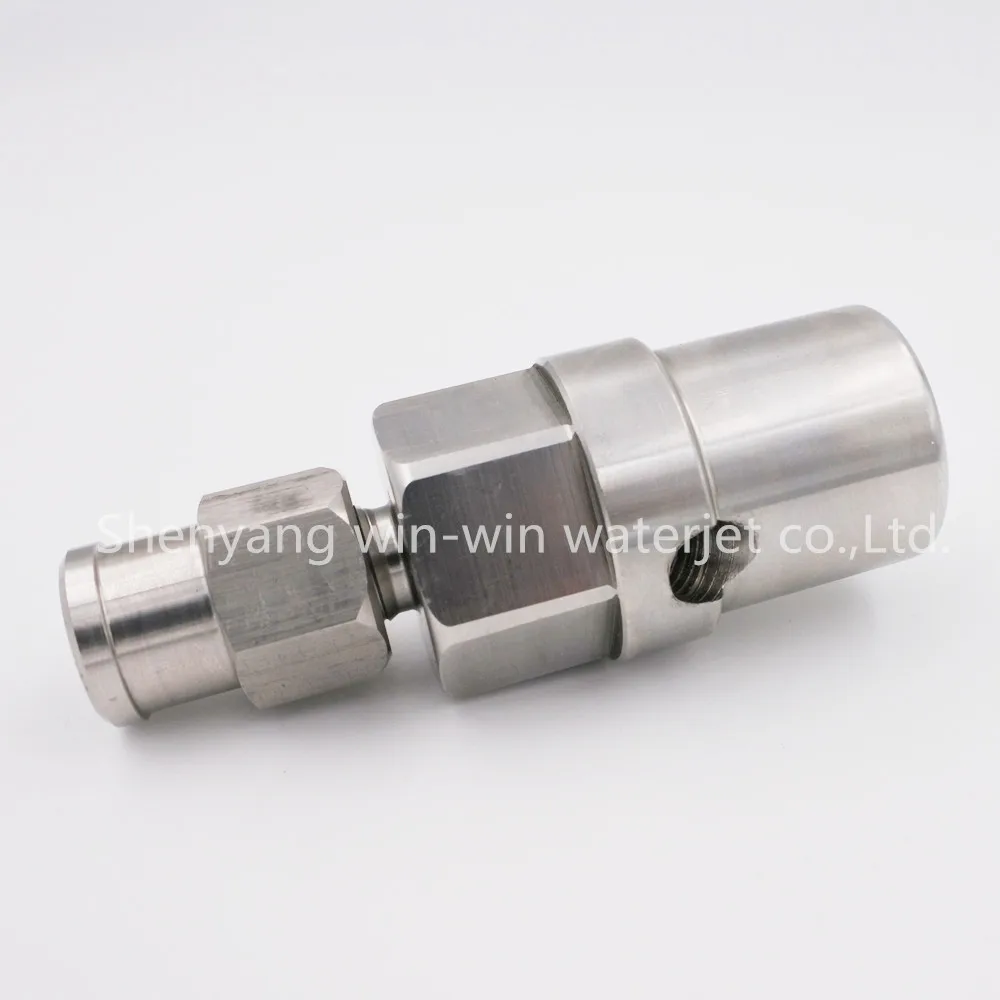 

Waterjet spare parts Cutting Head Body or Mixing Chamber suit for 4 Axis Waterjet Glass Cutting Machine