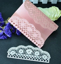 Dantel Metal Kesme Ölür Şablonlar için DIY Scrapbooking/fotoğraf albümü Dekoratif Kabartma kendi başına yap kağıdı Kart Yapımı Proje N252
