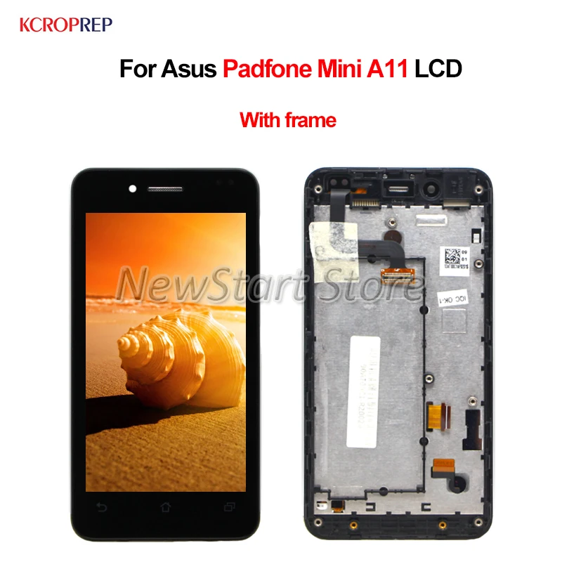 

For Asus Padfone Mini A11 LCD Display Touch Screen Digitizer Assembly With Frame 4.0" For Asus Padfone Mini A11 lcd 100% Tested