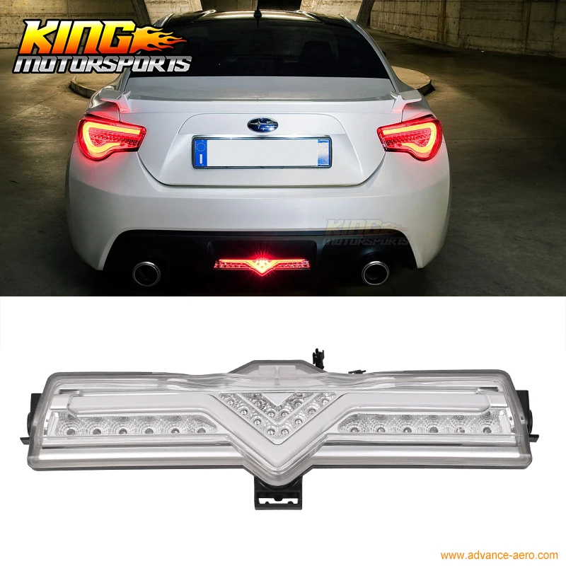 Fit For Clear Led Rear Bumper Backup Reverse Light 3rd